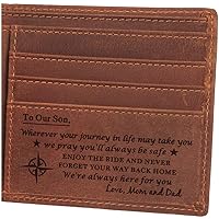 awofer Mens Wallet - Leather Wallet, The Perfect Mens Gift, Father's Day Gift, Gifts for Dad, Son Gifts