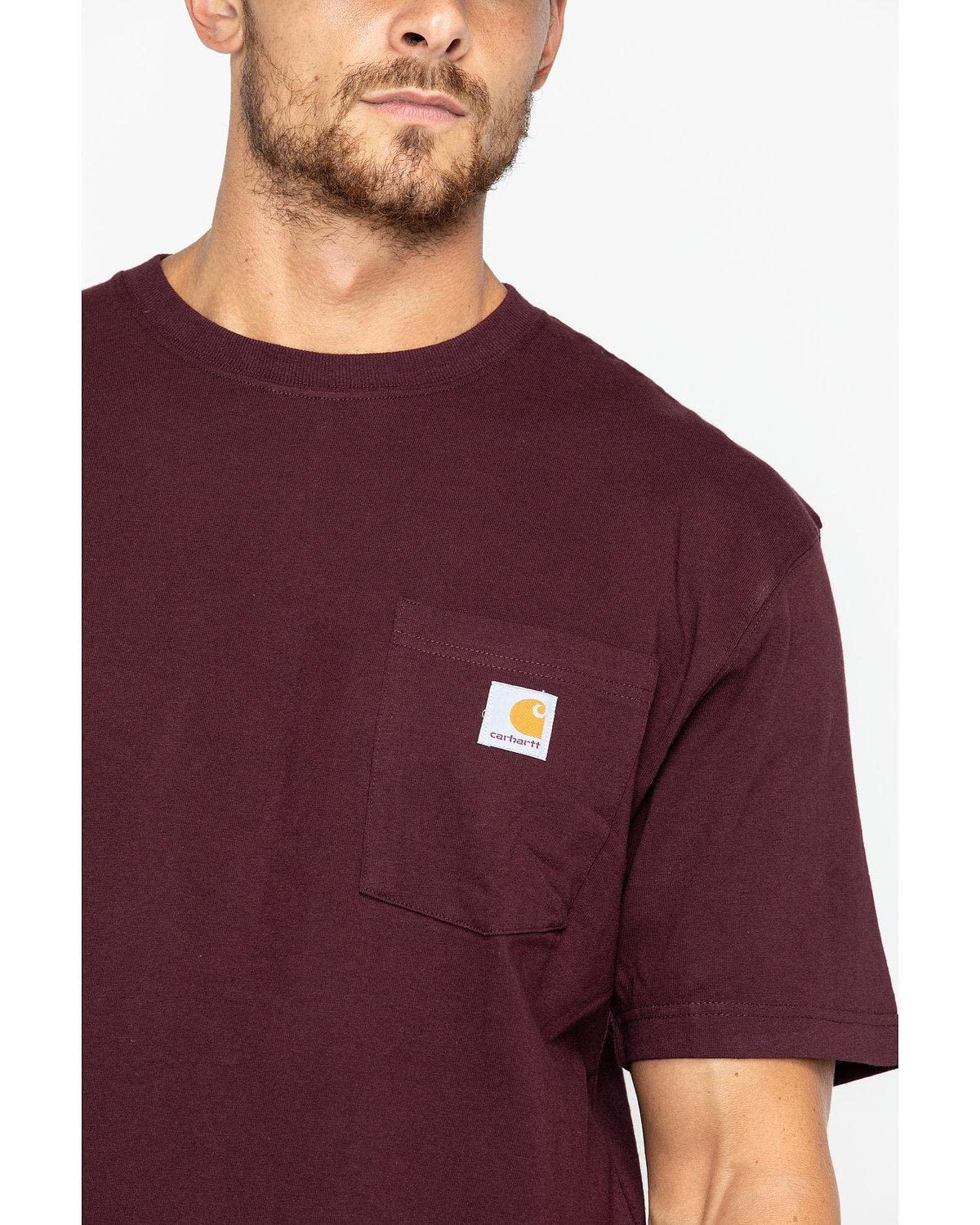 Carhartt Men's Loose Fit Heavyweight Short-Sleeve Pocket T-Shirt