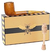 Miele Honey Pipe - Handmade Wood Pipes Savinelli Tobacco Pipe Smooth Finish (111 KS)