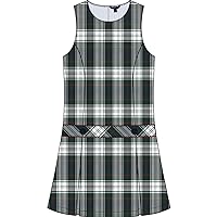 Tommy Hilfiger Girls Sleeveless Plaid Jumper Dress Kids School Uniform Clothes