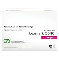 HiTouch TRC540H1MG Reman Magenta High Yield Toner Cartridge Replacement for Lexmark