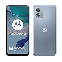 Motorola Moto (g53 5G, 6.5 Inch 120 Hz Display, 50 MP Camera, Dolby Atmos Stereo Speakers, 5000 mAh Battery,TurboPower Charging, 5G, Snapdragon 480+ Processor, 4/128 GB, Dual SIM), Arctic Silver