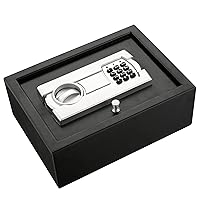 Paragon Safes SAFES 7730 Digital Security Drawer Safe with 2 Keys – Solid Steel Lockbox for Drawer, Closet, or Vehicle (Dark Gray), 83-DT5914