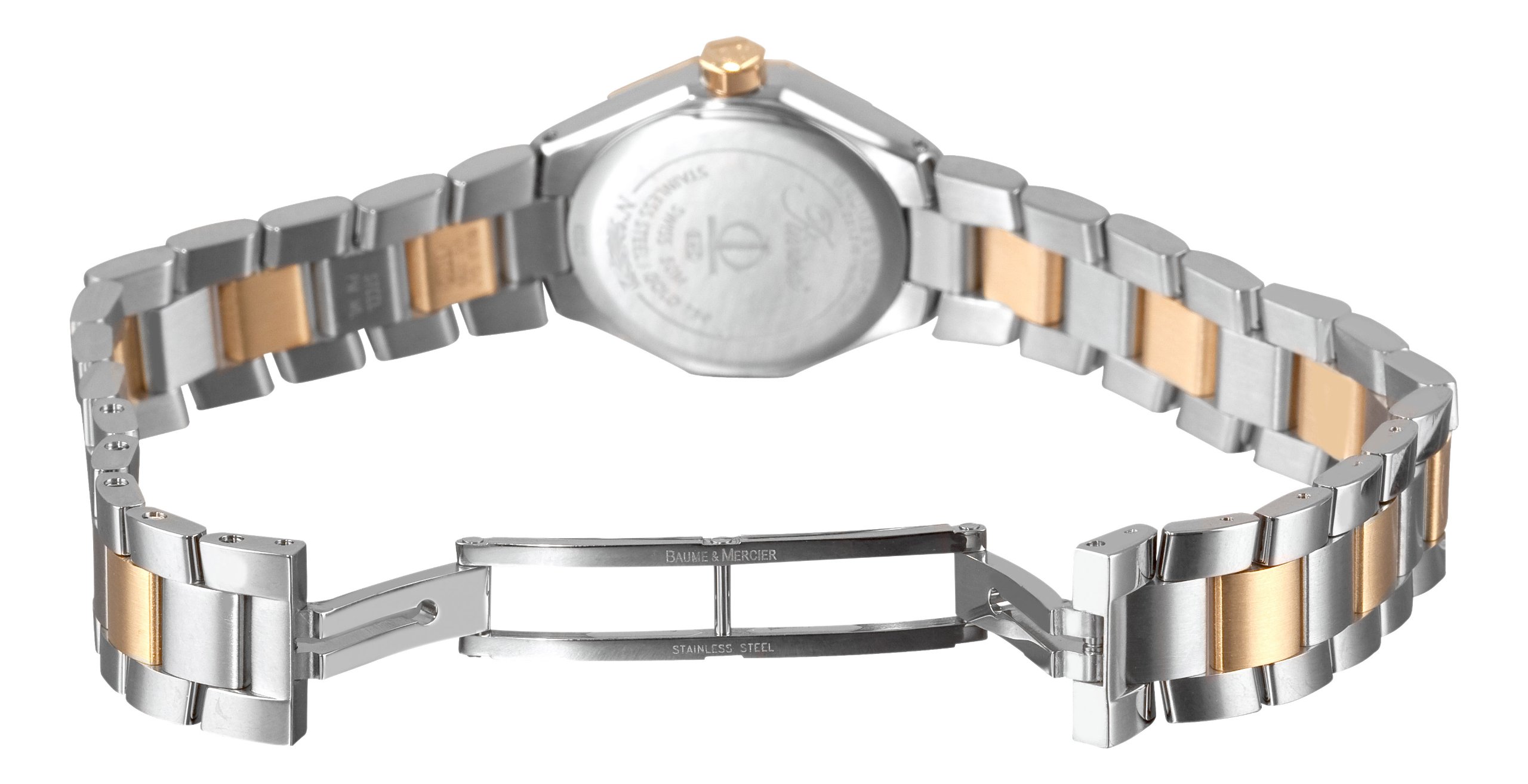 Baume & Mercier Women's 8762 Riviera XS Two-Tone Gold Dial Watch