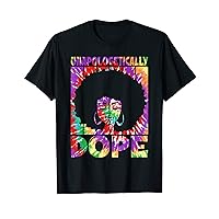Tie Dye Unapologetically Dope Vintage Retro Juneteenth Woman T-Shirt