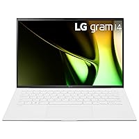 LG gram 14-inch Lightweight Laptop, Intel Evo Edition - Intel Core Ultra 5 Processor, Windows 11 Home, 8GB RAM, 512GB SSD, White