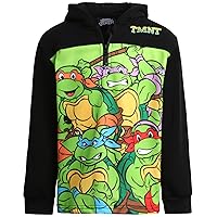 Teenage Mutant Ninja Turtles Boys' Sweatshirt – 1/4 Zip Fleece Hoodie Sweatshirt - TMNT Pullover Sweatshirt for Boys (2T-16)
