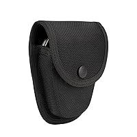Handcuff Pouch for Duty Belt Loop MOLLE Vest Standard Cuff Case Chain/Hinge Handcuff Nylon Holster ASP Cuff Holder Carry Bag Sheath for Law Enforcement Security Police Correctional Officer