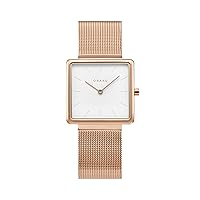 Obaku Kvadrat - Rose Analog Quartz Wrist Watch