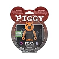 PIGGY Action Figure - Foxy Articulated Buildable Action Figure Toy, Series 1 Collectible