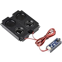 Audio Expansion Module for Raspberry Pi Pico, Concurrently Headphone/Speaker Output, 8~384000Hz Audio Sampling Rate, Stereo Sound Effect Output, Dual Channels Speaker Headers
