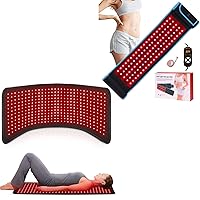 Red Light Therapy Belt, Infrared Light Therapy XLarge Large Pad for Body Pain Relief Wearable for Muscle Repair, Decrease Inflammation, Speed Healing LED 660nm&850nm with Timer