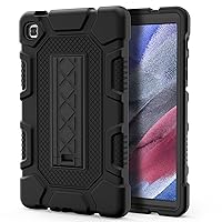 Azzsy Case for Samsung Galaxy Tab A7 Lite 8.7 Inch 2021 (SM-T220/T225), Slim Heavy Duty Shockproof Rugged High Impact Protective Case,Black