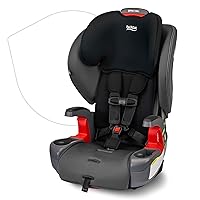 Grow with You Harness-2-Booster Car Seat, 2-in-1 High Back Booster, Quick-Adjust 5-Point Harness, Mod Black