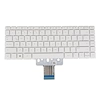 LA Latin Spanish Layout- Laptop Keyboard for HP 14-dk0008la 14-dq0006la 14-dq0007la 14-dq0008la 14-dq1001la 14-dq1002la 14-dq1003la 14-dq1004la L15601-161 HPM17K2 White