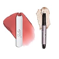 Julep Eyeshadow 101 Crème to Powder Waterproof Eyeshadow Stick, Pearl Shimmer It's Balm: Tinted Lip Balm + Buildable Lip Color -Thats Sweet