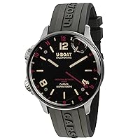 U-boat capsoil doppiotempo Mens Analog Swiss Quartz Watch with Silicone Bracelet 8839