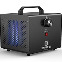 Ozone Generator 30000mg/h - Ozone Machine Ionizer & O3 Deodorizer for Home, Basement, Smoke, and Pet Room. (Eliminating Odors Area up to 4000 Square Feet - All Metallic Black)