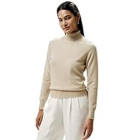 LilySilk 100% Pure Cashmere Sweater for Women Long Sleeve Crew Neck Pullover, Soft, Lightweight