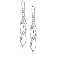 Amazon Collection Twisted Triple Drop Earrings