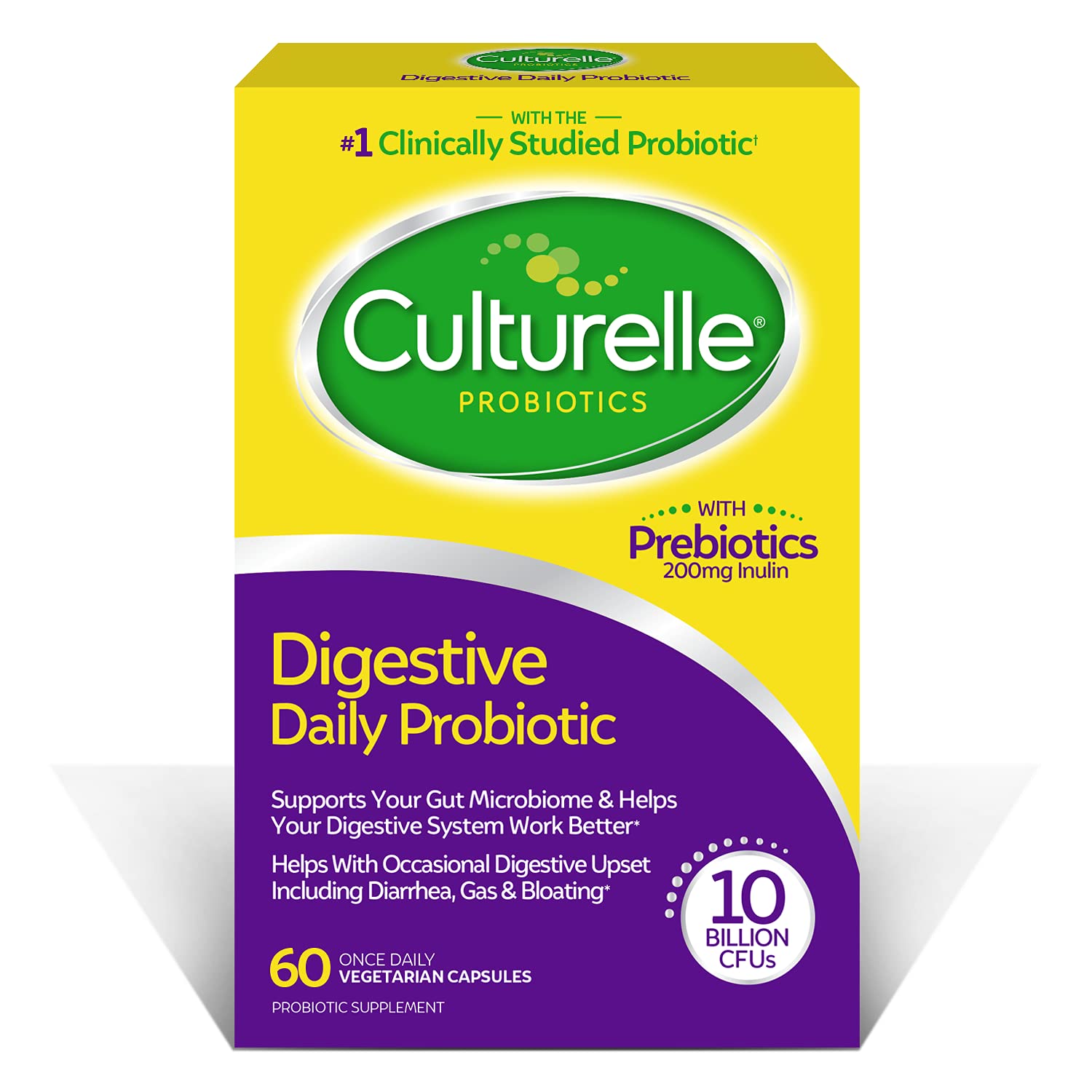 Culturelle Daily Probiotic, Digestive Health Capsules, 60 Count