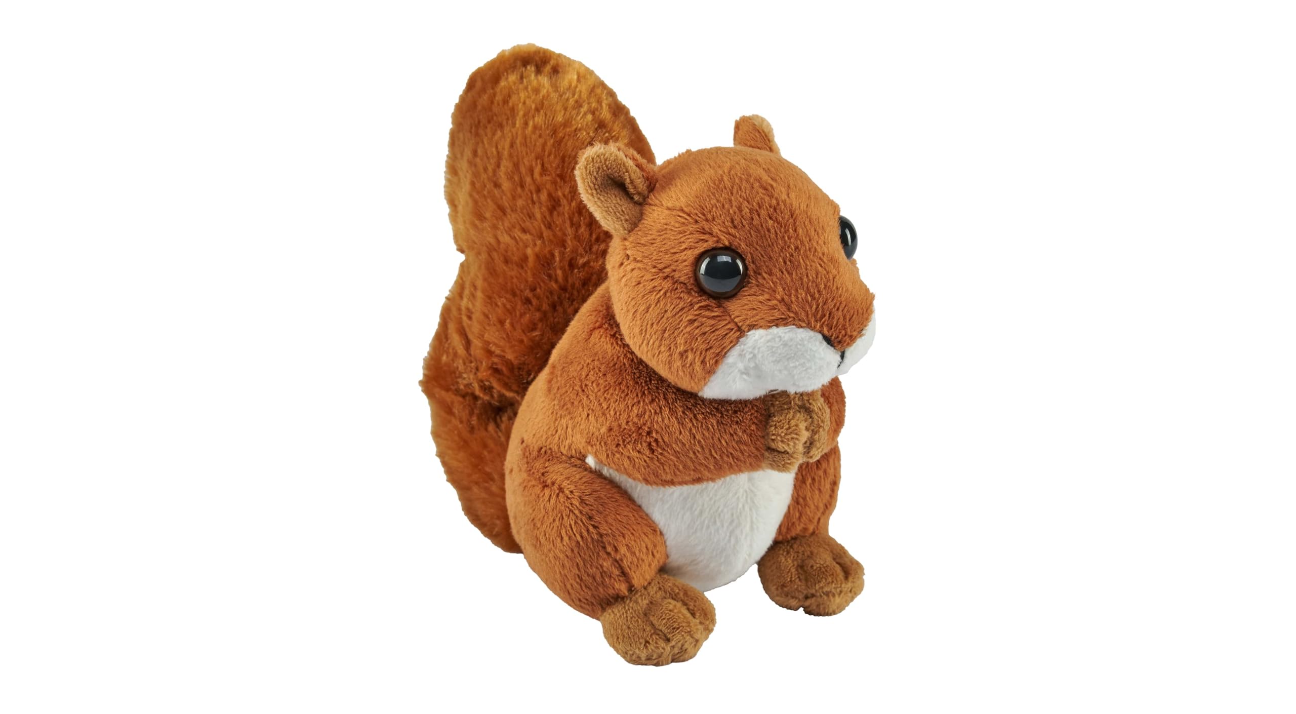 Wild Republic Pocketkins Eco Squirrel, Stuffed Animal, 5 Inches, Plush Toy, Made from Recycled Materials, Eco Friendly