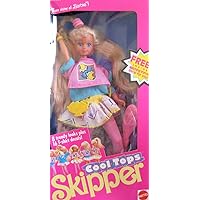 Barbie Cool Tops SKIPPER Doll w Iron On Decal For YOU (1989)