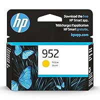 HP 952 Yellow Ink Cartridge | Works with HP OfficeJet 8702, HP OfficeJet Pro 7720, 7740, 8210, 8710, 8720, 8730, 8740 Series | Eligible for Instant Ink | L0S55AN
