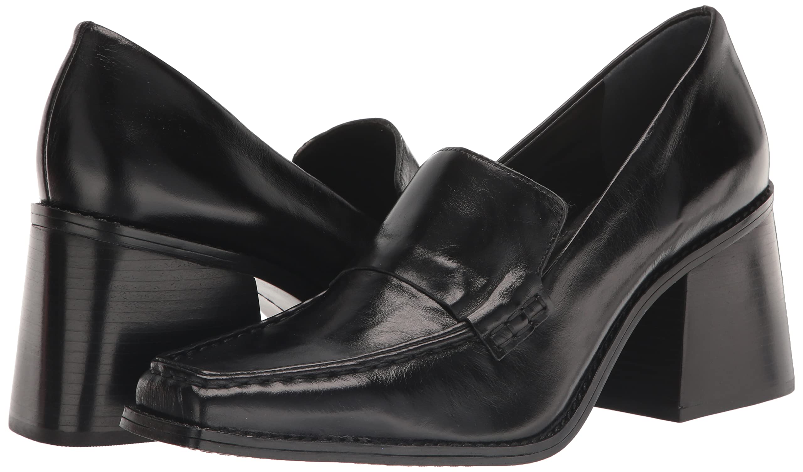 Vince Camuto Women's Footwear Segellis Stacked Heel Loafer Clog