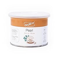 Strip Wax for Hair Removal - Pearl Rosin Full-Body Wax - Ideal for Dry, Flaking Skin - Soft and Gentle Waxing Pearls - Moisturizing Strip Wax - for Salon and At-Home Use - 14 oz.