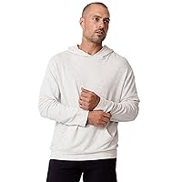 Monrow Men's Supersoft Pullover Hoodie, Large Front Pocket, Layer-friendly