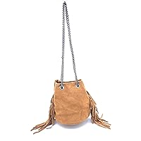 Anoki suede leather purse bag