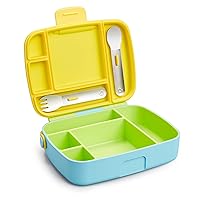 Lunch™ Bento Box for Kids, Includes Utensils, Green