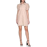 kensie Women's Lace Shirt Dress