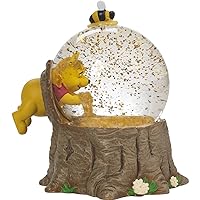 Precious Moments Winnie The Pooh Musical Snow Globe | Disney Showcase Winnie The Pooh Musical Snow Globe, for The Love of Hunny - Resin/Glass