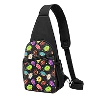 Ethnic Geometric Pattern Casual Crossbody Chest Bag, Lightweight Shoulder Backpack, Women'S, Men'S Backpacks