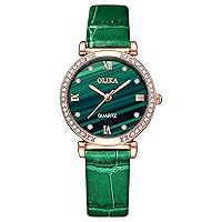 Women Automatic Mechanical Watch, Self Winding Rose Gold Mechanical Watch, Waterproof Leather Strap Band - Ladies Fashion Wristwatch
