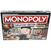 Monopoly Game: Cheaters Edition Board Game, for 3-6 Players, Ages 8 and Up