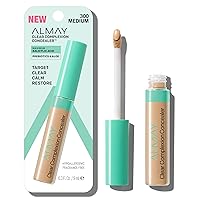 Clear Complexion Acne & Blemish Spot Treatment Concealer Makeup with Salicylic Acid- Lightweight, Full Coverage, Hypoallergenic, Fragrance-Free, for Sensitive Skin, 300 Medium, 0.3 fl oz.