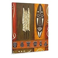 African Art Painting Poster African Women Painting African Pottery Painting Poster Canvas Art Poster And Wall Art Picture Print Modern Family Bedroom Decor 12x16inch(30x40cm) Frame-style
