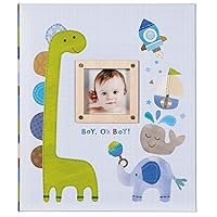 C.R. Gibson Dinosaur 'Boy oh Boy' First Five Years Memory Baby Book, 64pgs, 10'' W x 11.75'' H