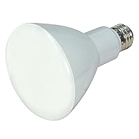 Satco S9138 10 watt; BR30 LED Light Bulb; 108' Beam Spread; 2700K; Medium Base; 90 CRI; 120 Volts; Dimmable