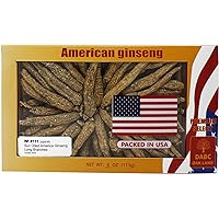 DOL 禮盒包裝 4OZ=113g/Box Hand-Selected Cultivated American Wisconsin Farmed Ginseng Root | Long Medium 美國威斯康辛長枝西洋參 花旗參 4OZ=113g