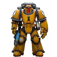 HiPlay JoyToy Warhammer 30K The Horus Heresy Collectible Figure: Imperial Fists Legion MkIII Tactical Squad Sergeant with Power Fist 1:18 Scale Action Figures JT9060