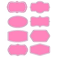 MeshaKippa Pink Cute Removable Food Storage Labels, 200pcs 2x1.2 inch Blank Holiday Present Stickers,Waterproof jar Labels no Residue Sticker for Food Jars, Container
