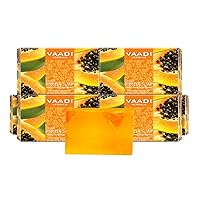 Vaadi Herbals Fresh Papaya Soap, 75g (Pack of 6)