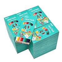 Colored Pencils Bulk, Pre-sharpened Colored Pencils for Kids, 12 Assorted Colors, Pack of 96, Coloring Pencils 1152 Count