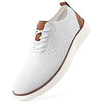 Men's Mesh Dress Sneakers Oxfords Business Casual Walking Shoes Tennis Comfortable