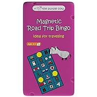 Magnetic Travel Road Trip Bingo Game - Board Games for Kids and Adults. Great for Travel