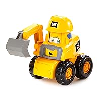 Construction Toys, Junior Crew Construction Pals Excavator EduCATional Preschool Vehicle with Kid Vroom Sounds and Animated Face. for Ages 2+